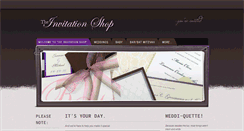 Desktop Screenshot of invitationshop.net
